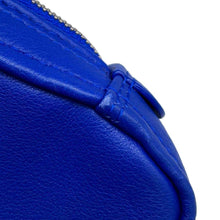 Load image into Gallery viewer, BALENCIAGA Triangle Clutch Bag Blue476976 Leather Size M
