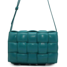 Load image into Gallery viewer, Bottega Veneta Paddet cassette Shoulder Bag Green 591970 Lambskin
