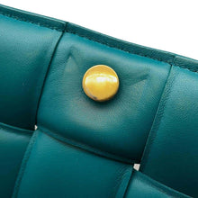 Load image into Gallery viewer, Bottega Veneta Paddet cassette Shoulder Bag Green 591970 Lambskin
