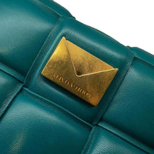 Load image into Gallery viewer, Bottega Veneta Paddet cassette Shoulder Bag Green 591970 Lambskin
