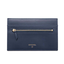 将图像加载到图库查看器中，CHANEL Matelasse Long Wallet Navy Caviar Leather
