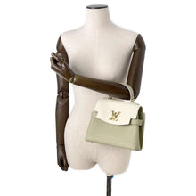 将图像加载到图库查看器中，LOUIS VUITTON Rock Me Ever Green/White M23075 Grained Calf Leather Size MINI
