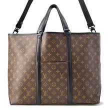 将图像加载到图库查看器中，LOUIS VUITTON Weekend tote Brown M45733 Monogram Macassar Canvas Size GM
