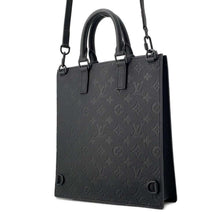 将图像加载到图库查看器中，LOUIS VUITTON Sac Plat Messenger Noir M55924 Monogram Empreinte Leather
