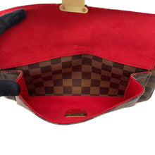 将图像加载到图库查看器中，LOUIS VUITTON Ravello Red N60006 Damier Ebene Canvas Size GM
