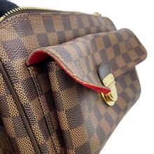 将图像加载到图库查看器中，LOUIS VUITTON Ravello Red N60006 Damier Ebene Canvas Size GM
