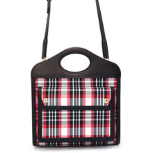 Load image into Gallery viewer, BURBERRY Pocket 2WAY Shoulder Bag Black/Red8035841 Nylon Leather
