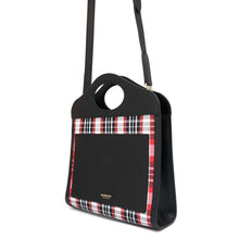 Load image into Gallery viewer, BURBERRY Pocket 2WAY Shoulder Bag Black/Red8035841 Nylon Leather
