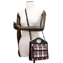 Load image into Gallery viewer, BURBERRY Pocket 2WAY Shoulder Bag Black/Red8035841 Nylon Leather
