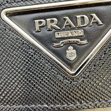 将图像加载到图库查看器中，PRADA Identity Shoulder Bag Black 1BD249 Saffiano Leather
