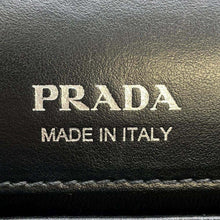 将图像加载到图库查看器中，PRADA Identity Shoulder Bag Black 1BD249 Saffiano Leather
