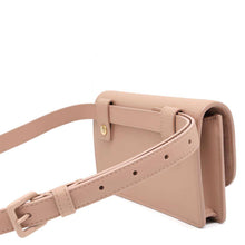 将图像加载到图库查看器中，Dior Ultramatt Saddle Belt Pouch Pink Leather
