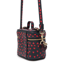 Load image into Gallery viewer, Dior Heart Shoulder Mini Vanity Navy/Red S09180SGA Leather
