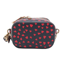 Load image into Gallery viewer, Dior Heart Shoulder Mini Vanity Navy/Red S09180SGA Leather
