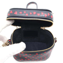 Load image into Gallery viewer, Dior Heart Shoulder Mini Vanity Navy/Red S09180SGA Leather
