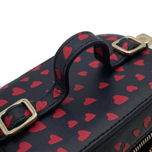 Load image into Gallery viewer, Dior Heart Shoulder Mini Vanity Navy/Red S09180SGA Leather
