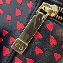 Load image into Gallery viewer, Dior Heart Shoulder Mini Vanity Navy/Red S09180SGA Leather
