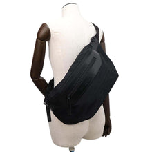 Load image into Gallery viewer, Berluti Complease Calligraphy Crossbody Bag Black Nylon Leather
