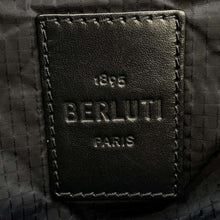 Load image into Gallery viewer, Berluti Complease Calligraphy Crossbody Bag Black Nylon Leather
