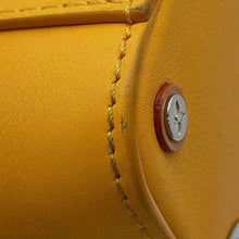 Load image into Gallery viewer, LOUIS VUITTON Vertical Box Trunk SaffronYellow M59666 CowhideLeather
