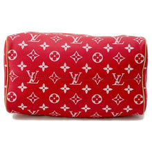 将图像加载到图库查看器中，LOUIS VUITTON Speedy P9 Bandouliere Red M24425 Calf Leather Size 25
