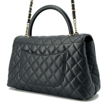 Load image into Gallery viewer, CHANEL Coco Handle 2WAY Shoulder Bag Black A92991 Caviar Leather Size 29
