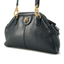 Load image into Gallery viewer, GUCCI Liber Small Shoulder Bag Black 524620 Leather
