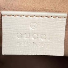 将图像加载到图库查看器中，GUCCI Horsebit 1955 Ivory/Beige 602118 Leather Canvas
