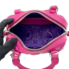 将图像加载到图库查看器中，GUCCI GGMatelasse 2WAY Mini Travel Bag Pink 702251 Nylon Leather
