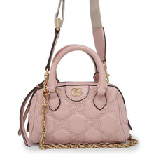 将图像加载到图库查看器中，GUCCI GGMatelasse 2WAY Mini Travel Bag Pink 702251 Leather
