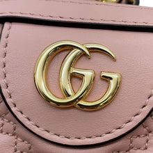 将图像加载到图库查看器中，GUCCI GGMatelasse 2WAY Mini Travel Bag Pink 702251 Leather
