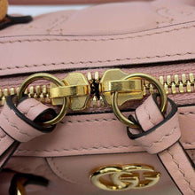 将图像加载到图库查看器中，GUCCI GGMatelasse 2WAY Mini Travel Bag Pink 702251 Leather
