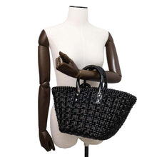 Load image into Gallery viewer, BALENCIAGA Bistro 2WAY Tote Bag Black 671342 Patent Leather Size XS
