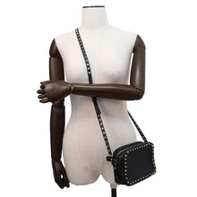 Load image into Gallery viewer, Valentino Garavani RockStudded Shoulder Bag Black3W2B0809VSF Leather
