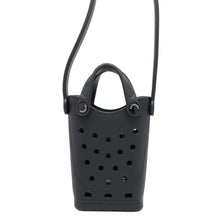 Load image into Gallery viewer, BALENCIAGA Shoulder Bag Crocs collaboration Black Rubber
