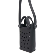 Load image into Gallery viewer, BALENCIAGA Shoulder Bag Crocs collaboration Black Rubber
