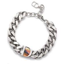 Load image into Gallery viewer, Dior CDIcon ChainBracelet Silver Metal
