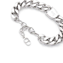 将图像加载到图库查看器中，Dior CDIcon ChainBracelet Silver Metal
