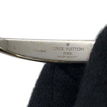 将图像加载到图库查看器中，LOUIS VUITTON Monogram Jonc Size L Silver M64840 Metal
