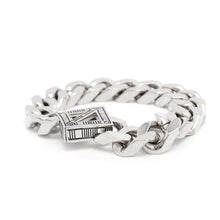 Load image into Gallery viewer, Dior Diamond Chain Bracelet Size M Silver Metal
