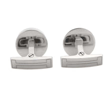 将图像加载到图库查看器中，HERMES Serie button cufflinks Silver Metal
