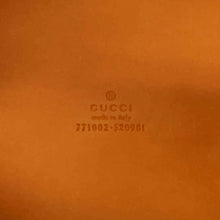 将图像加载到图库查看器中，GUCCI Cut-out GG embossed 2way Travel Bag Brown 771002 Leather Size Large
