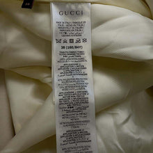 将图像加载到图库查看器中，GUCCI Capricorn Applique Cape Coat Size 38 Ivory 614067 Wool 100%
