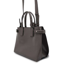 将图像加载到图库查看器中，BURBERRY Banner 2WAYHandbag Sepia Grey 8006617 Leather
