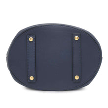 Load image into Gallery viewer, BURBERRY Bucket Shoulder Bag Navy 4072930 Leather
