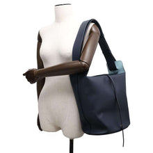 Load image into Gallery viewer, BURBERRY Bucket Shoulder Bag Navy 4072930 Leather
