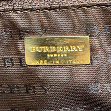 将图像加载到图库查看器中，BURBERRY Handbag Beige/Brown PVC Leather
