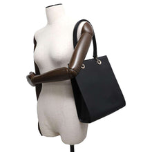 Load image into Gallery viewer, CARTIER PANTHERE Chain Tote Bag Black Leather
