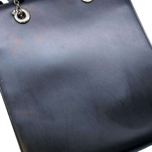 将图像加载到图库查看器中，CARTIER PANTHERE Chain Tote Bag Black Leather
