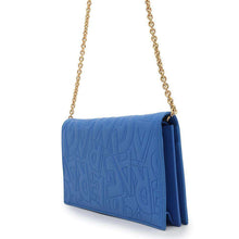 Load image into Gallery viewer, Ferragamo Chain wallet Blue Leather
